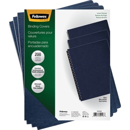 FELLOWES Cover, Textrd, Linen, Lgl, Ny Pk FEL52113